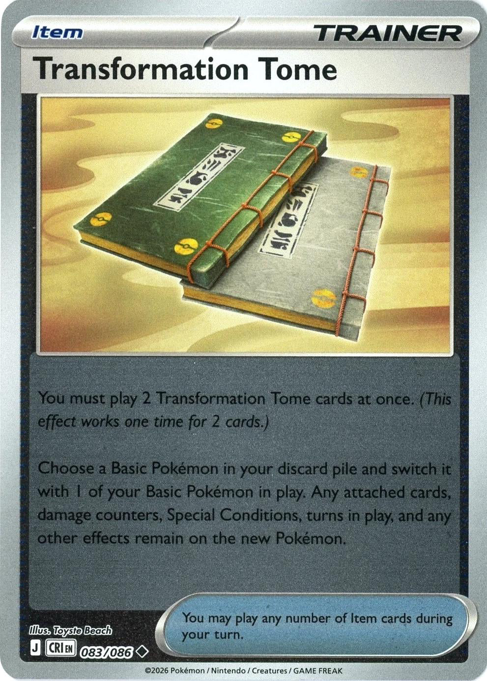 Chaos Rising Transformation Tome #083/86 reverse holo